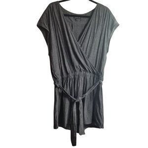 Toad & CO Women's Chambray Tara Hemp Romper Sz XL